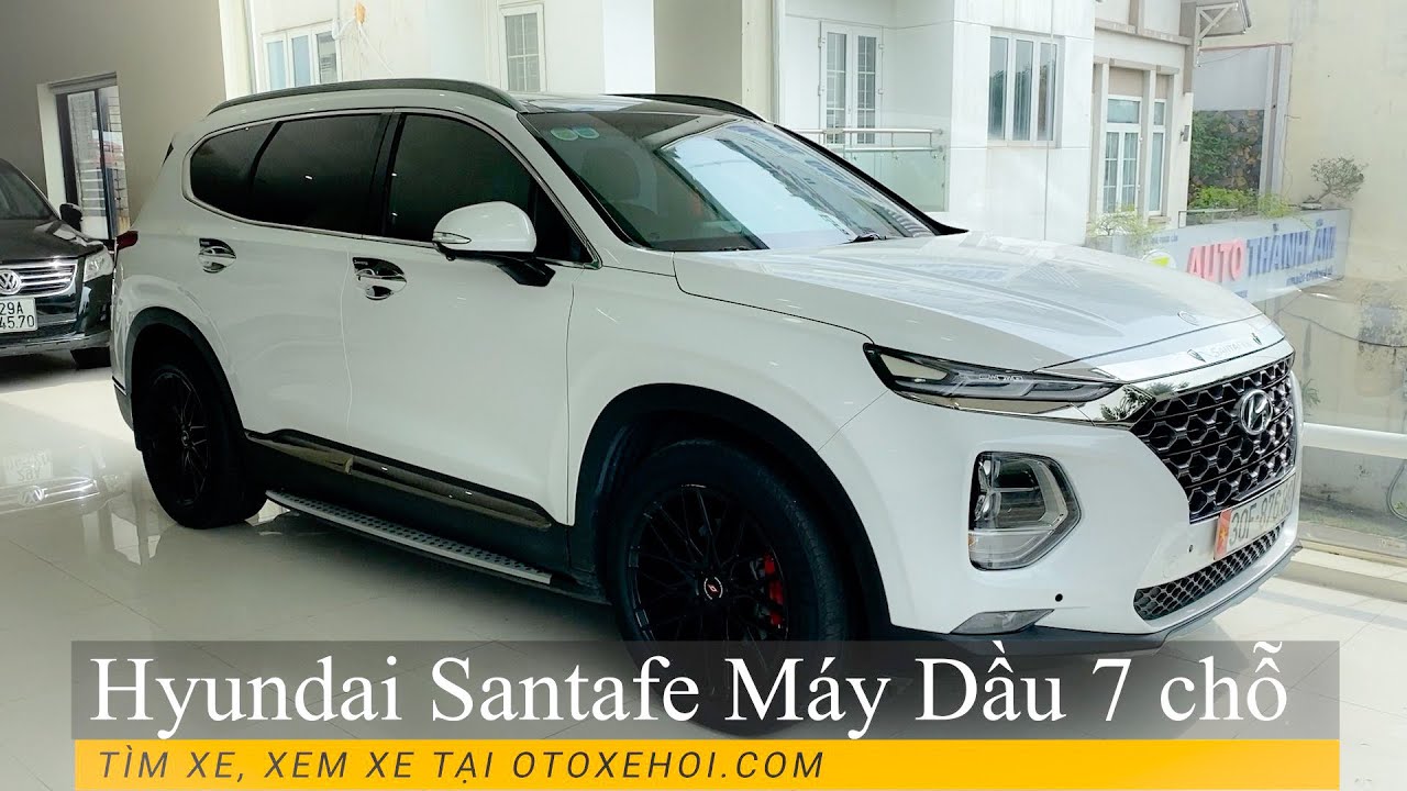 Bán xe ô tô cũ Hyundai Santafe máy dầu sx 2019 cực chất - youtube