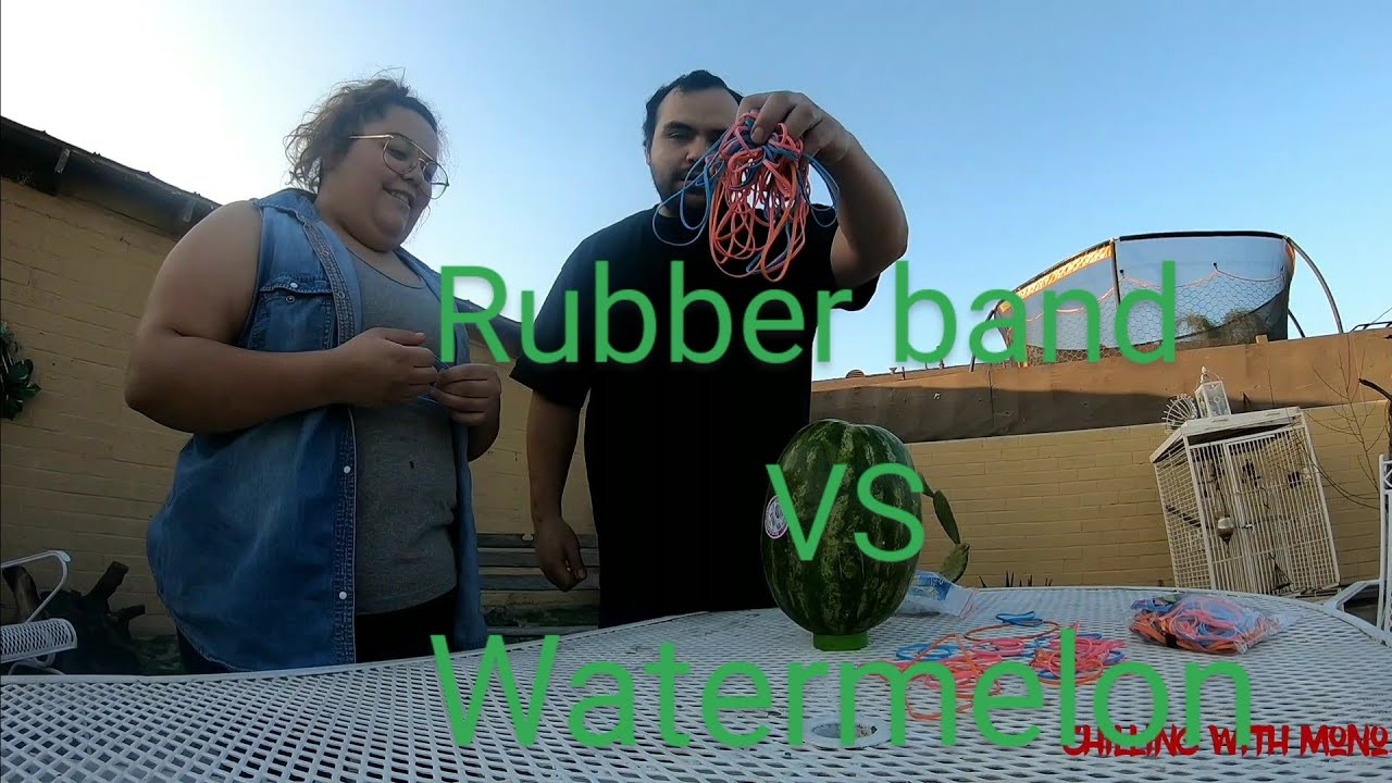 Rubber band vs. Watermelon YouTube