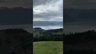 A train ride with a view - Mount Rigi, Switzerland