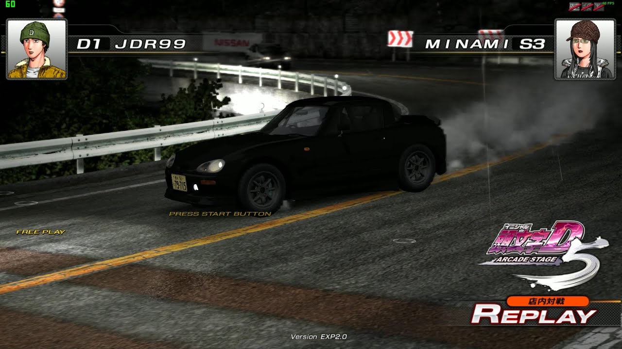 [PC] Initial D Arcade Stage 5 InStore battle 6 (JDR)