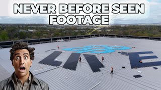 WORLD EXCLUSIVE! The Never Before Seen Signage on the roof of the Co-op Live Arena
