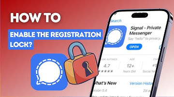 How to enable the registration lock in Signal?