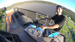 Jumping The Mega Ramp With A CitiBike!