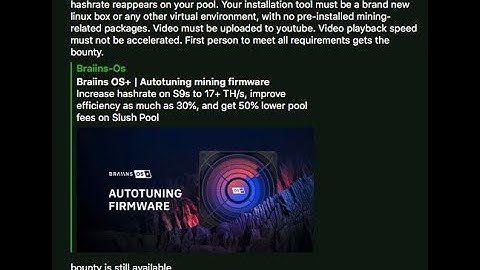 Braiins OS+ SSH Install Part 13 of 14