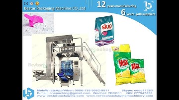 Fully automatic detergent powder packing machine