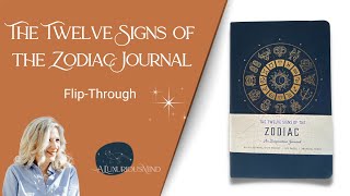 Unique Journals - The Twelve Signs of the Zodiac Journal