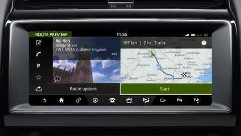 Jaguar F-PACE Navigation- Entering Destination Tutorial
