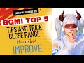 TIPS AND tricks BGMI HEADSHOT IMPROVE BGMI | PUBG MOBILE #bgmi #gaming  #pubgmobile