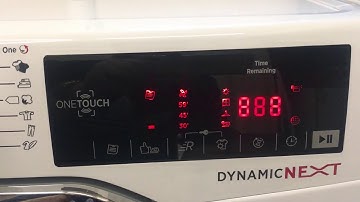 Hoover dryer service mode