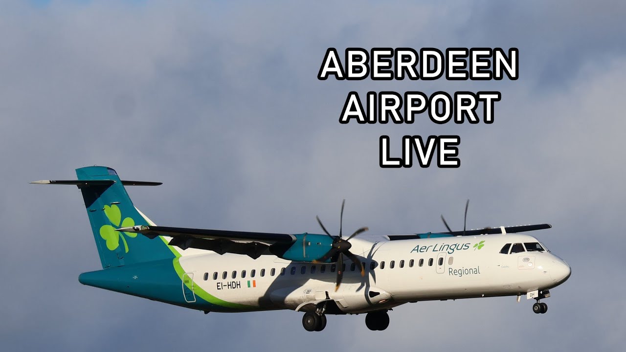 ABERDEEN AIRPORT 🔴 DONALD LEAVING DAY / MORE CHINOOKS? 🔴 IRL SCOTLAND