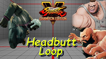 SFV - Urien Forward Throw Headbutt Loop on Abigail & Zangief