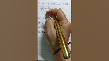 If in two 📐 ABC and 📐 PQR, AB/QR= BC/PR = CA/PQ,then,#class10maths_ch6 #triangles #maths #thales