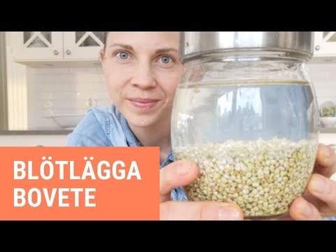 Video: Hur Mycket Kokt Bovete Erhålls Från Ett Glas Rå