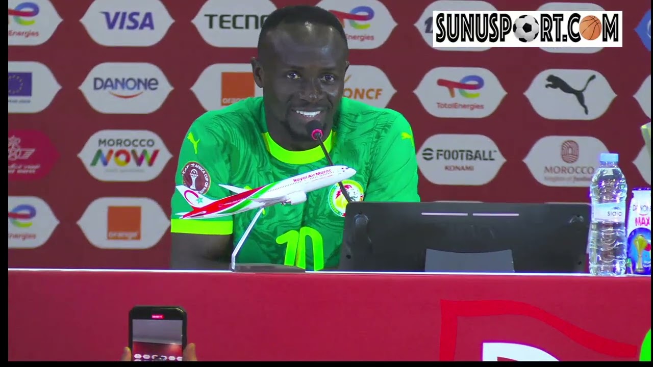 SENEGAL vs Egypte : Conférence de presse d'aprés match avec Sadio Mané