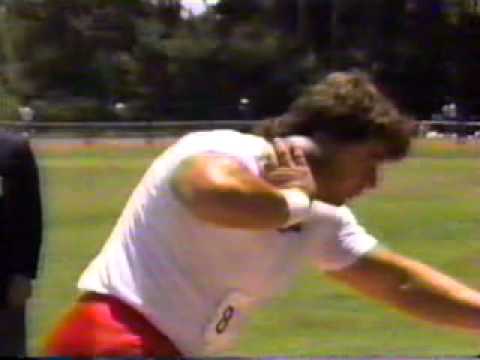 Record du monde du lancer du poids masculin : Randy Barnes (23m12), Westwood 1990