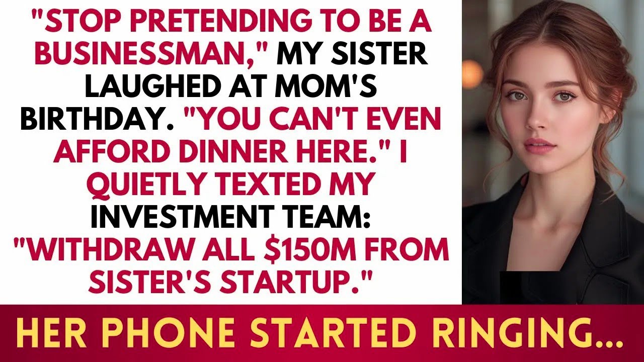 Sister Mocked My 'Internet Business'   Until Her Company's Funding Disappeared