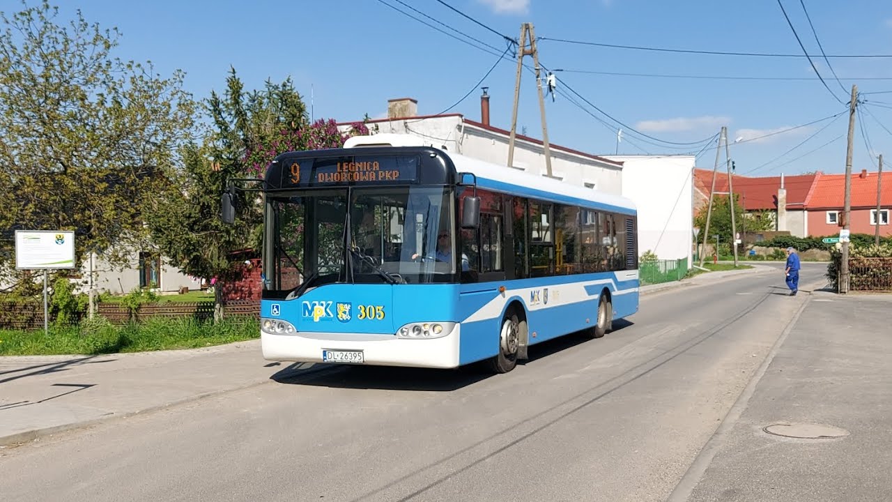[🇵🇱PL] MPK Legnica - Solaris Urbino 10 II #305 - [🚍9➡️LEGNICA DWORCOWA PKP]