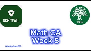 WEEK 5 Math grade 10 S
