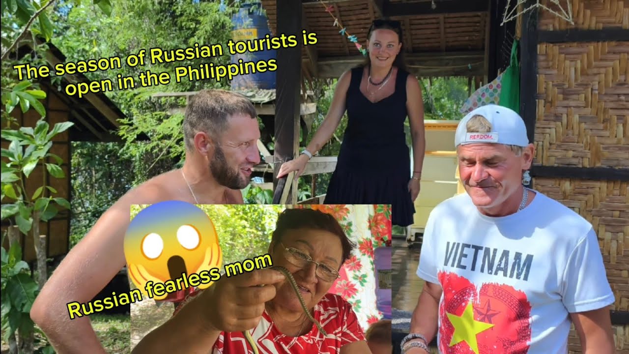 RUSSIAN COUPLE IS THRILLED WITH THE PHILIPPINES