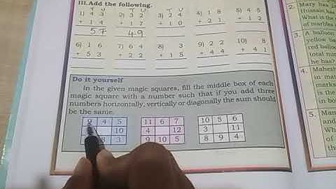 2nd Std MATH chapter -3 ADDITION (NCERT) Part -3