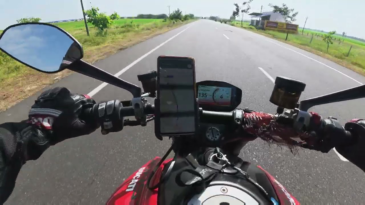 Thanjavur-Rameshwaram | Ducati Monster 937 solo ride Day 2 EP 8 [RAW ONBOARD POV ASMR] 4K