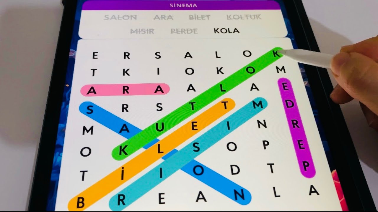 ASMR iPad Oyun | Kelime Bulmaca | Fısıltı | Kalem sesleri | Türkçe ASMR