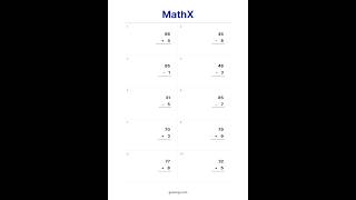 Free Beginner Math Worksheet #24 | Addition & Subtraction Practice #Shorts Guide
