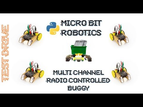 Kitronik lesson in a box: Python Multi-channel radio controlled micro:bit robotics