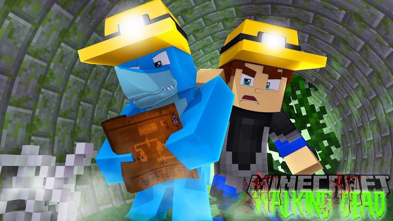 Minecraft THE WALKING DEAD - NEGAN HAS LITTLE KELLY CAPTIVE !!!