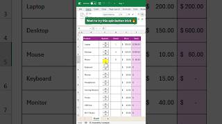Try this Amazing Excel Spin button trick! Excel tips and tricks  #excel #exceltips #exceltricks