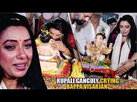Anupama Ganpati Visarjan | Rupali Ganguly Crying Bappa Visarjan | Adrija Roy, Shivam Khajuria, Rajan