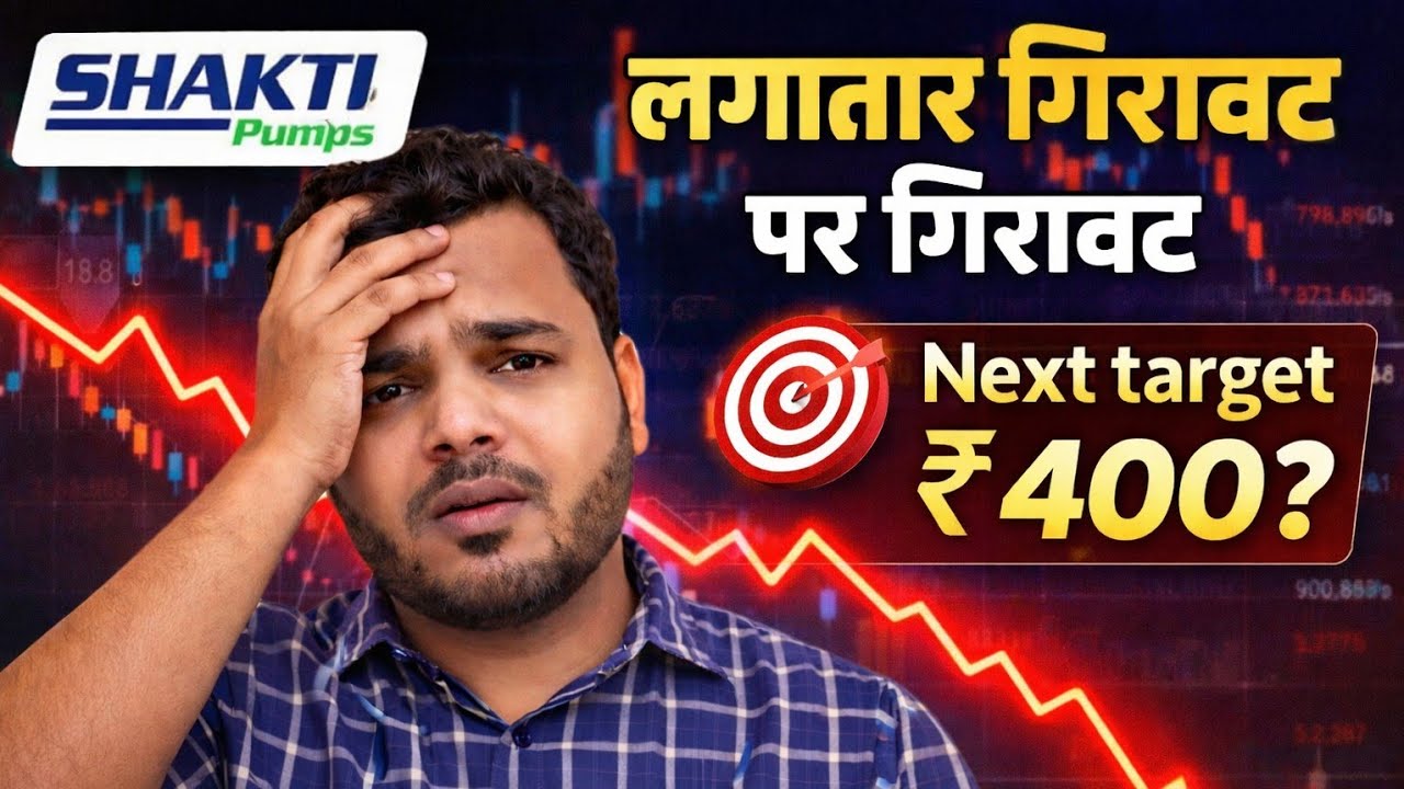 Shakti Pumps Share गिरावट का सच | Panic या Opportunity?