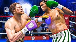 Canelo Alvarez vs David Benavidez FULL FIGHT - Fight Night Champion AI Simulation