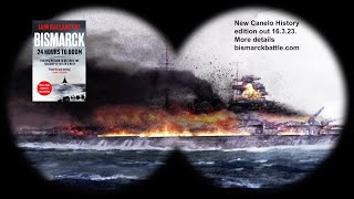 German Battleship Bismarck On Fire 27 May 1941