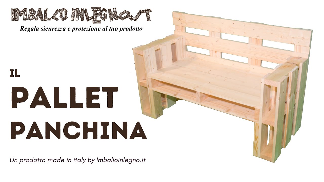Il Pallet Panchina - Made in Italy by Imballoinlegno.it