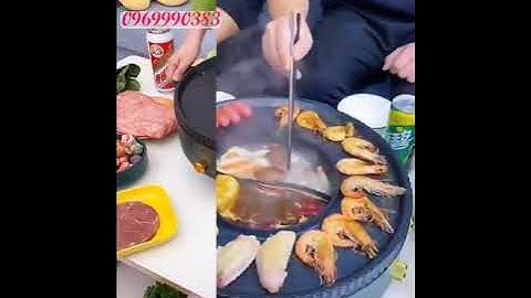 GIỚI THIỆU BẾP LẨU NƯỚNG 2 IN 1 NINE SHIELD KB - 518 ( T&T SHOP )