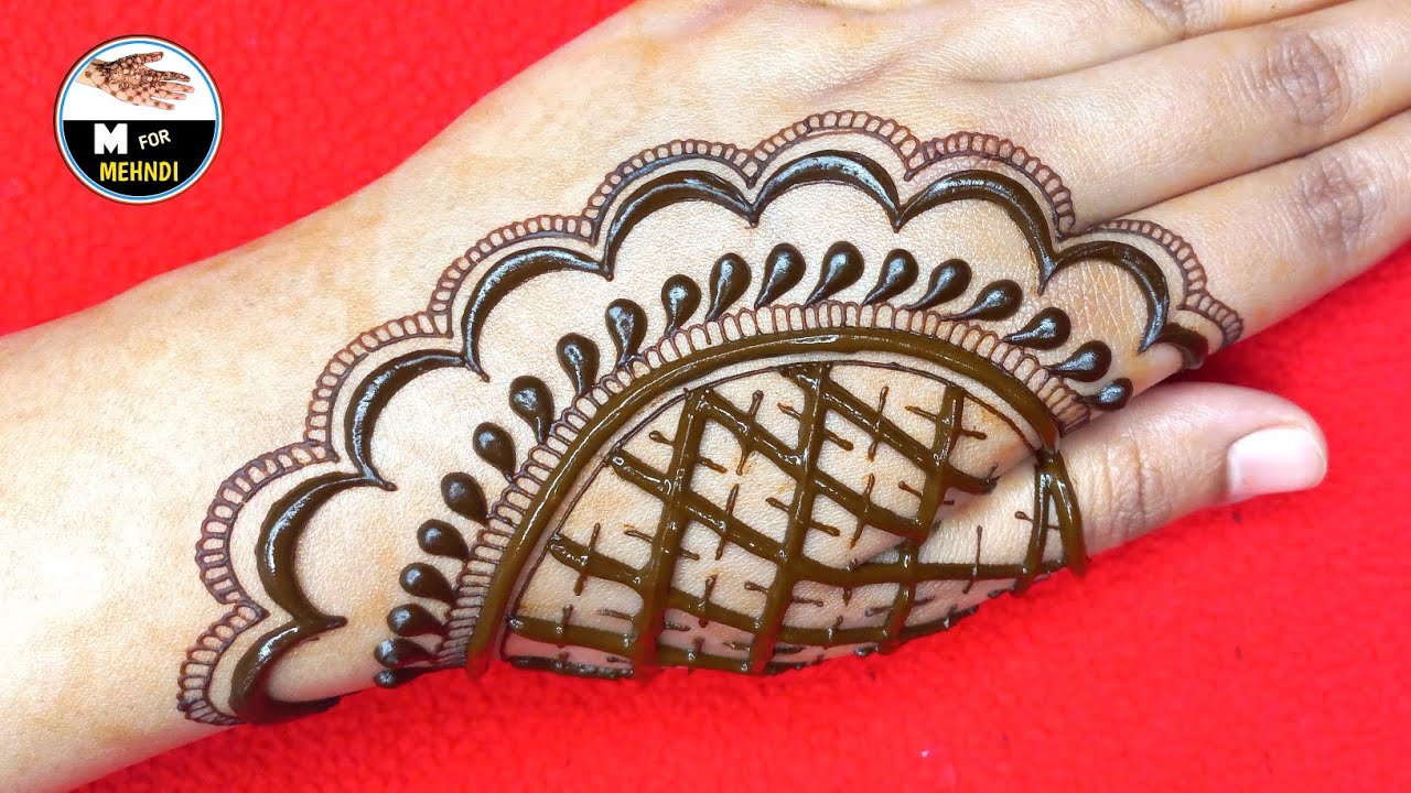 Very Beautiful Stylish Floral Mehndi Design For Eid | Eid Special Easy Back Hand Mehndi Design Henna