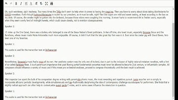 GoTranscript Audio Test Answer August 2020