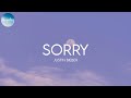 Justin Bieber - Sorry (Lyrics)