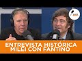 LA MEJOR ENTREVISTA DE MILEI EN SU VIDA JUNTO A FANTINO: &quot;Animales Sueltos fue el punto de quiebre&quot;