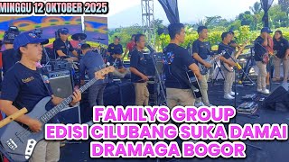 The atmosphere of the FAMILYS GROUP concert in Cilubang Village, Suka Damai Village, Dramaga, Bogor