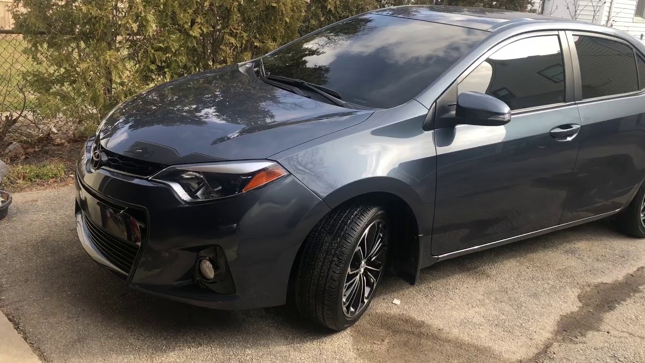 Tinted Front Windshield On A 16 Corolla S - YouTube