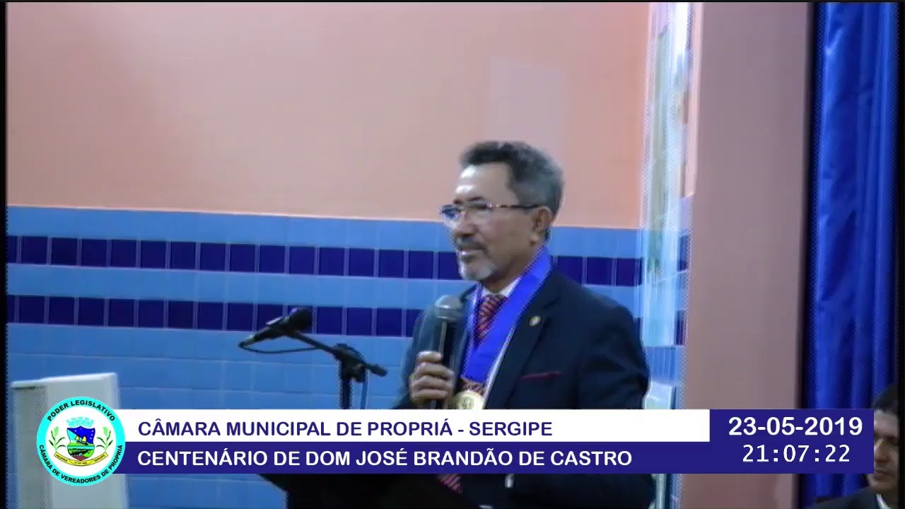 CENTENÁRIO DE DOM JOSÉ BRANDÃO DE CASTRO - CMP - 23-05-2019 - YouTube