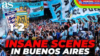 BUENOS AIRES GOES WILD: Argentina fans explode after goals send MESSI and ARGENTINA to the FINAL