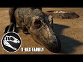 T-Rex Family - 2 Juvenile T-Rex &amp; 2 Stan T-Rex - Jurassic World Evolution 2 Mods (4K 60FPS)