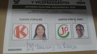 ELECCIONES 2DA VUELA PERÚ 🕊