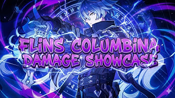 Flins Columbina Damage Showcase 🔥 | Genshin Impact 6.3 | #genshinimpact