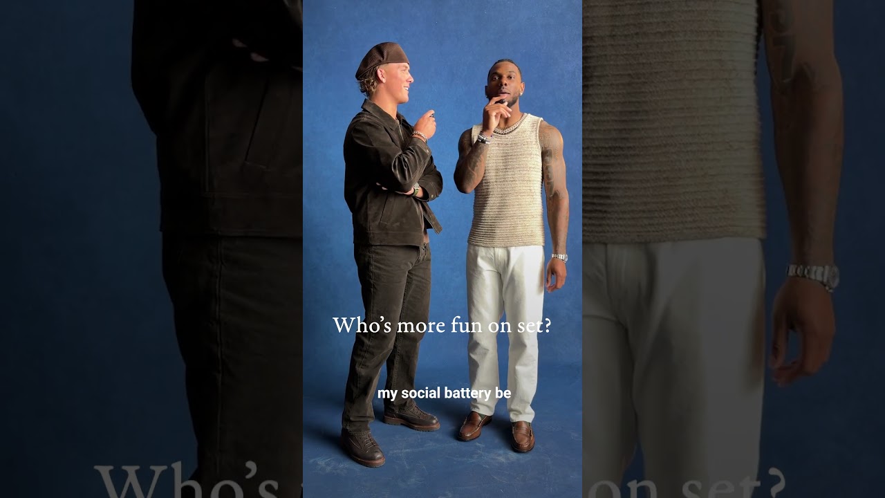 On-Set Q&A: Malik Nabers and Jaxon Dart