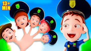 Police Finger Family Song + More Nursery Rhymes and Kids Songs