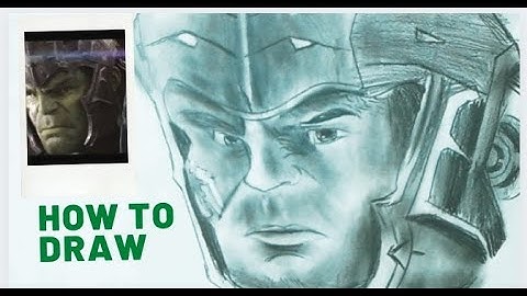 How to draw gladiator HULK from thor Ragnarok |step by step | Planit Art